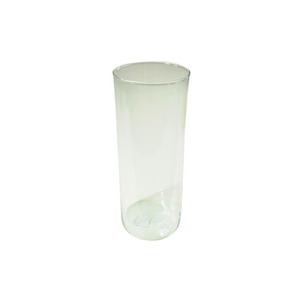henger alakú üveg váza 12x30cm