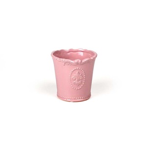 Bourbon kerámia kaspó rózsaszín 11,5x11cm