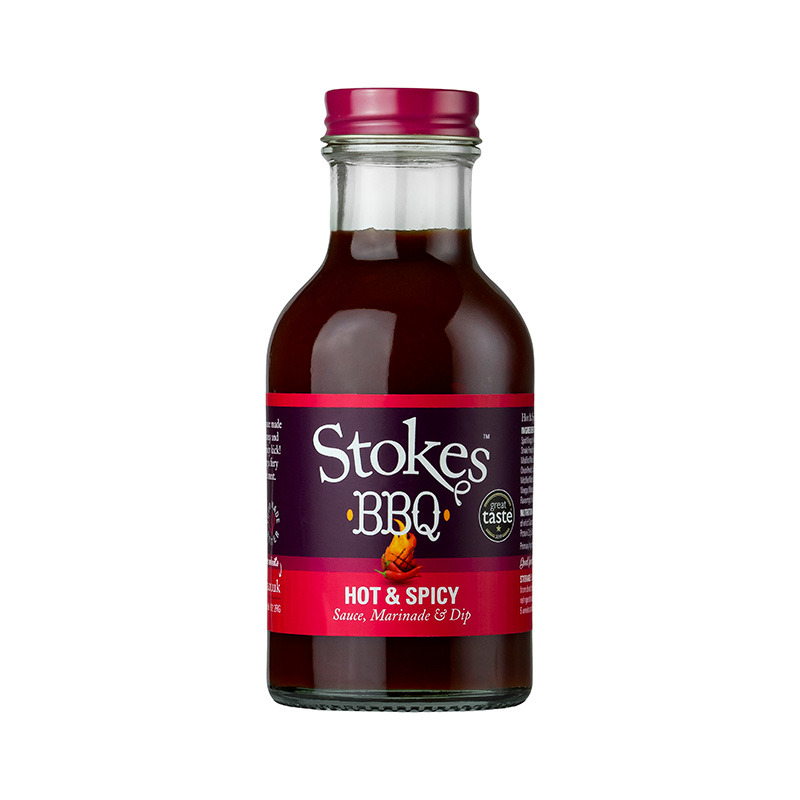 Stokes csípős és fűszeres BBQ szósz 315g