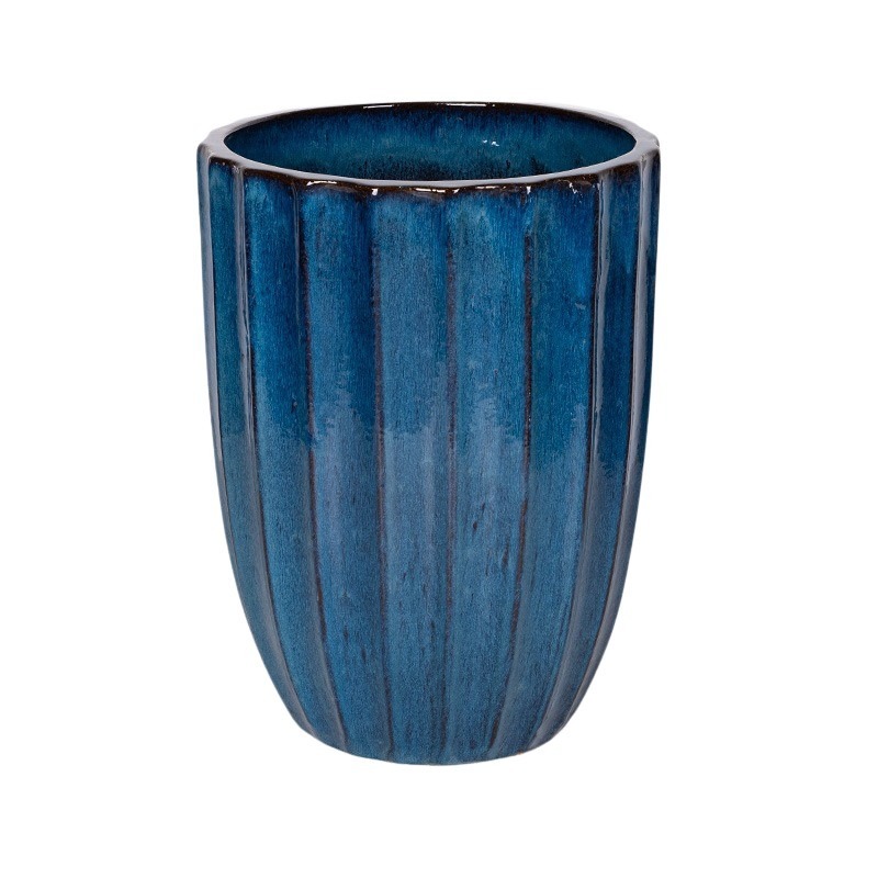 Harlow Vase kerámia váza antik kék 55x71cm