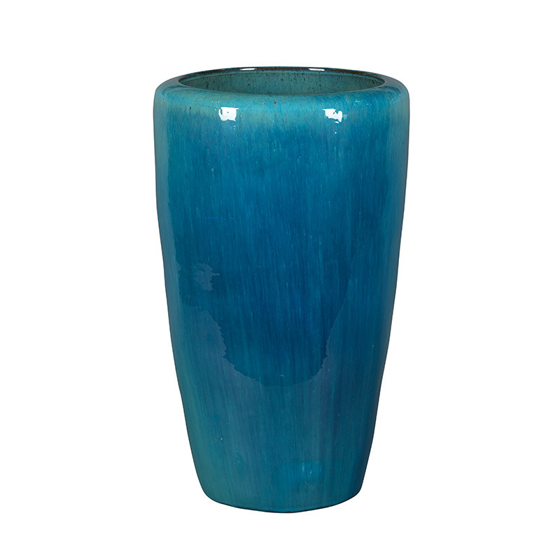 Fjord Vase Giant kerámia növénytartó kékeszöld 56x88cm