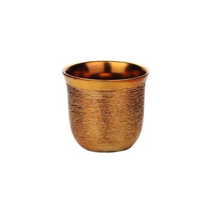 Nizza kerámia kaspó arany 12,5x11,5cm