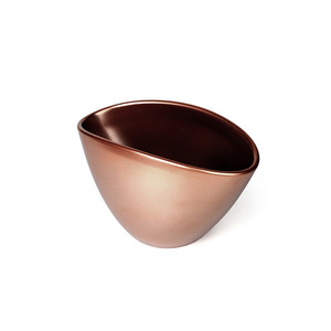 Ovum kerámia kaspó rose gold 20cm