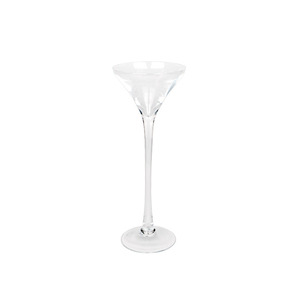 dekorációs martini pohár 15x40cm